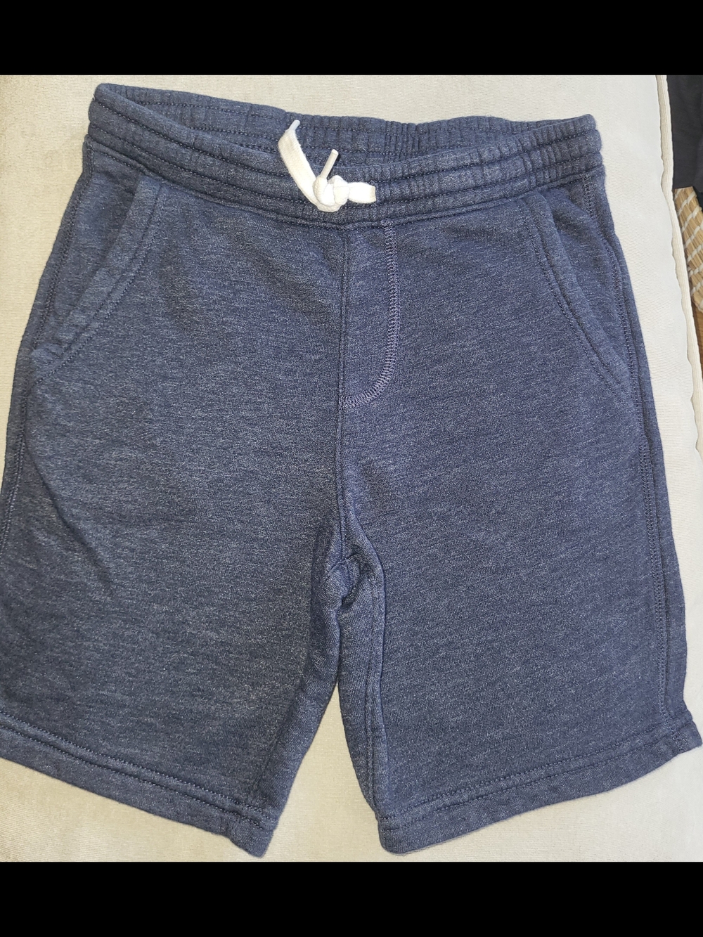 Old Navy Men's Heather Navy Drawstring Athletic Shorts